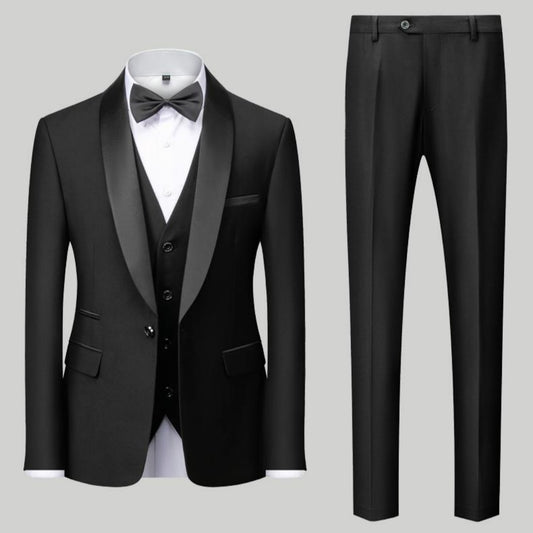 Men's Green Three-Piece Suit | Three-Piece Suit for Men | Riyostyle