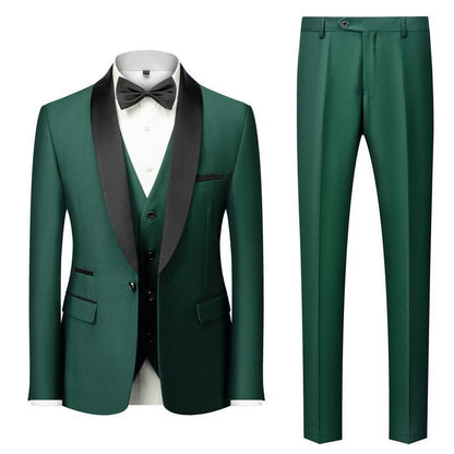 Men's Green Three-Piece Suit | Three-Piece Suit for Men | Riyostyle