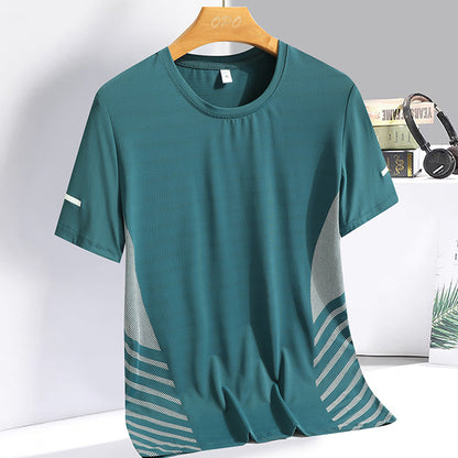 Ice Silk T-shirt Men's Summer Quick-drying T-shirt